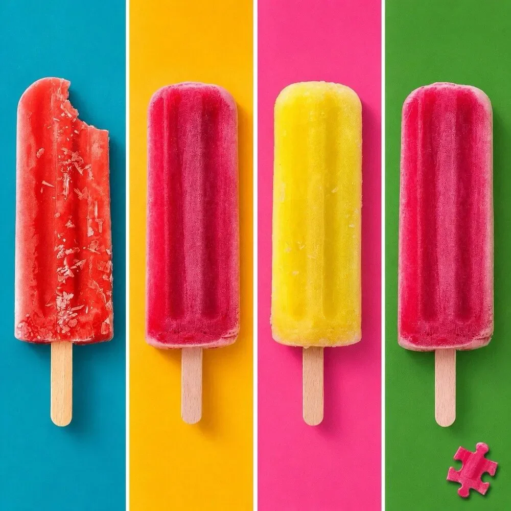 Havana Nights Popsicles Jigsaw‎ Puzzle 1000 Piece Tasty Colorful Summer Art
